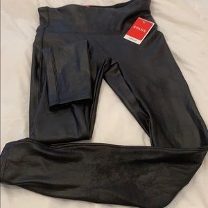Spanx faux leather leggings. New with tags